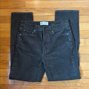 GAP Vintage Slim High Rise Corduroys